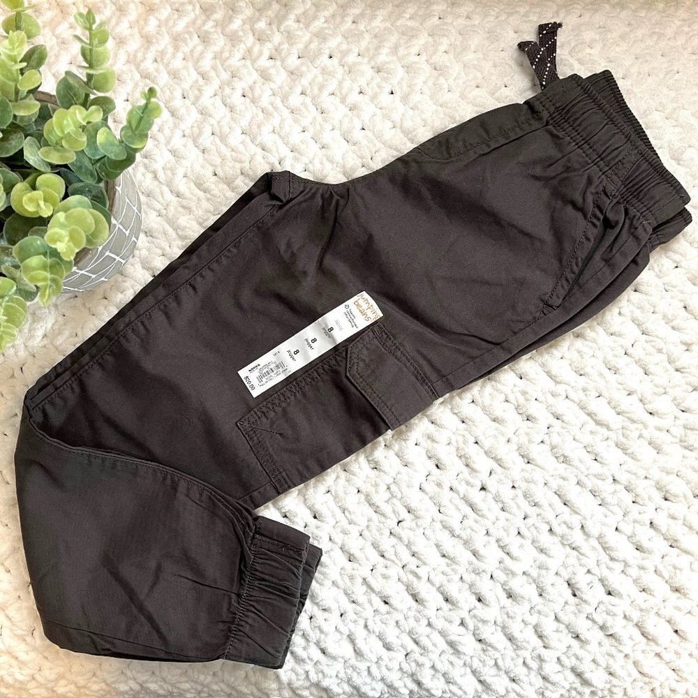 NWT Boys Jumping Beans Cargo Pants (Gray)